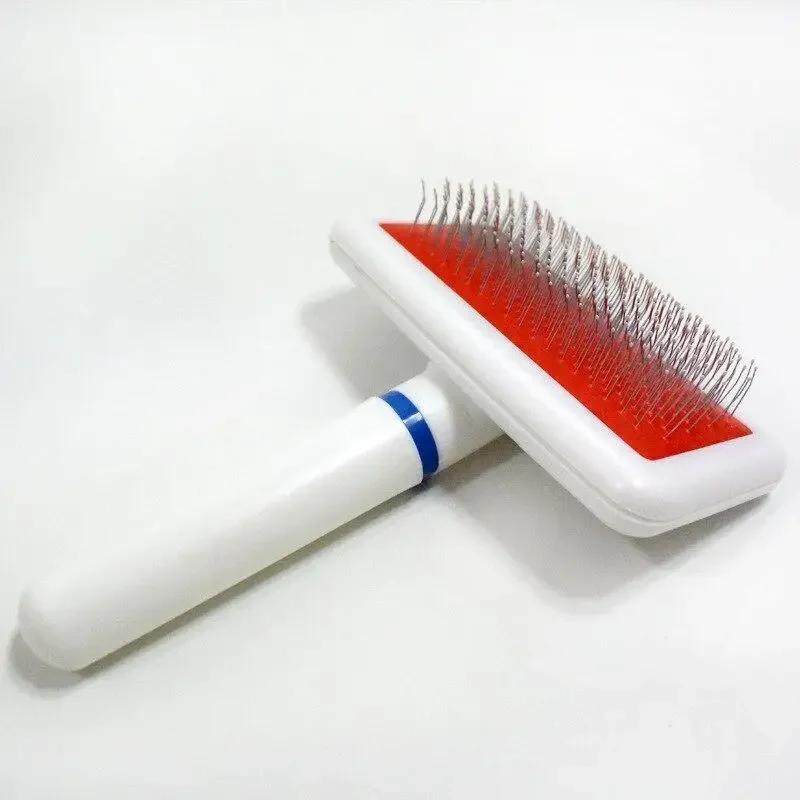 

1 шт., стальная игольчатая расческа для собак, кошек, щетка для вычесывания, расческа для массажа, инструменты для ухода за домашними животными, аксессуары для собак