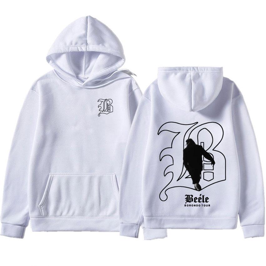 Rapper Beele Borondo Punk Sweatshirt Mens Fashion Hip Hop Casual High-quality Hoodie Men's Aesthetic Comfortable Sweatshirt