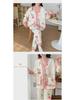 Damen Cartoon Baumwollpyjama Set - Warm und stilvoll für Herbst/Winter