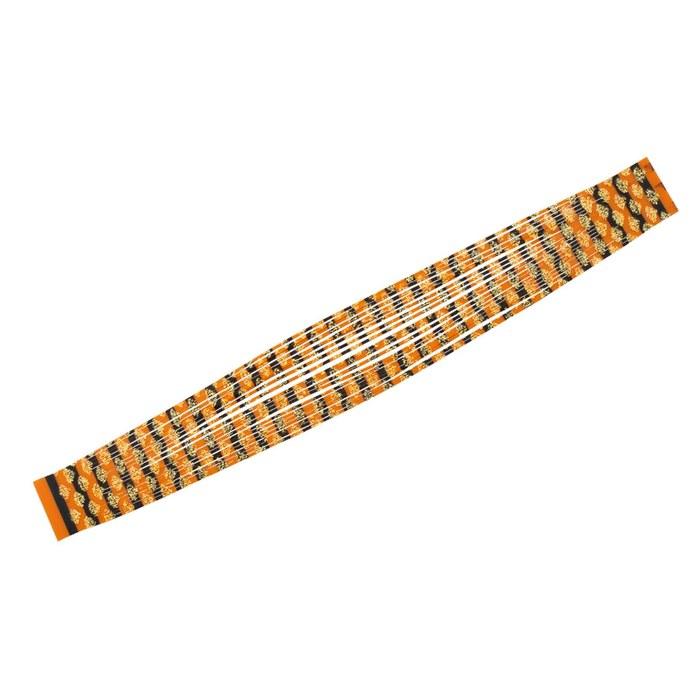 [Jackall] Binbin Tama Custom Skirt – Keimura Orange Zebra Gold Lame