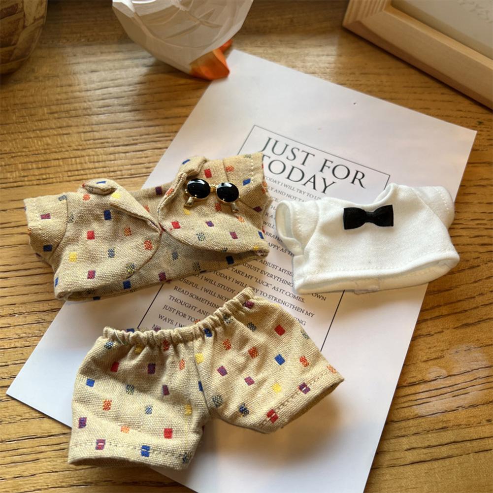 Pentru 17cm Labubu Haine pentru păpuși Haine la modă Hanorace Haine pentru păpuși Culorile asortate Hanorace Păpuși Accesorii Decorare drăguță Pânze mici