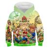 Super Mario Brothers Mario Children's Versatile Sweater Cosplay Spring and Autumn Anime Hoodie Jacket Men