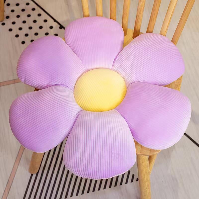 Petal Daisy Cushion: Sunflower Pillow for Office Chairs, Floors & Futons