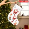 Christmas Decoration Fireplace Hanging Stocking 1pc, Snowman Santa Claus (1) - Design for Christmas Gift Stock