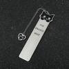 One Black Cat Head Bookmark, A Charming Reading Tag Gift for Cat Enthusiasts and Book Lovers, Perfect for Office and Study Supplies