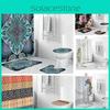 Bohemian Dinosaur Stone 3d Digital Printing Waterproof Polyester Shower Curtain