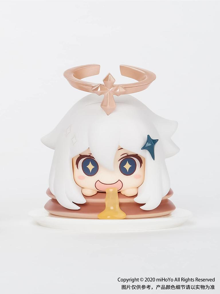 miHoYo Genshin Impact “It's Not Emergency Rations!” Paimon PVC & ABS Mascot Figure Collection 6-Piece Box Set