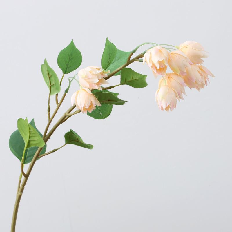 

Искусственный цветок Снежный лотос Свадебное украшение Имитация цветочного украшения для дома Украшения Реквизит для съемки Шелковый цветочный букет Snowdrop шампанского