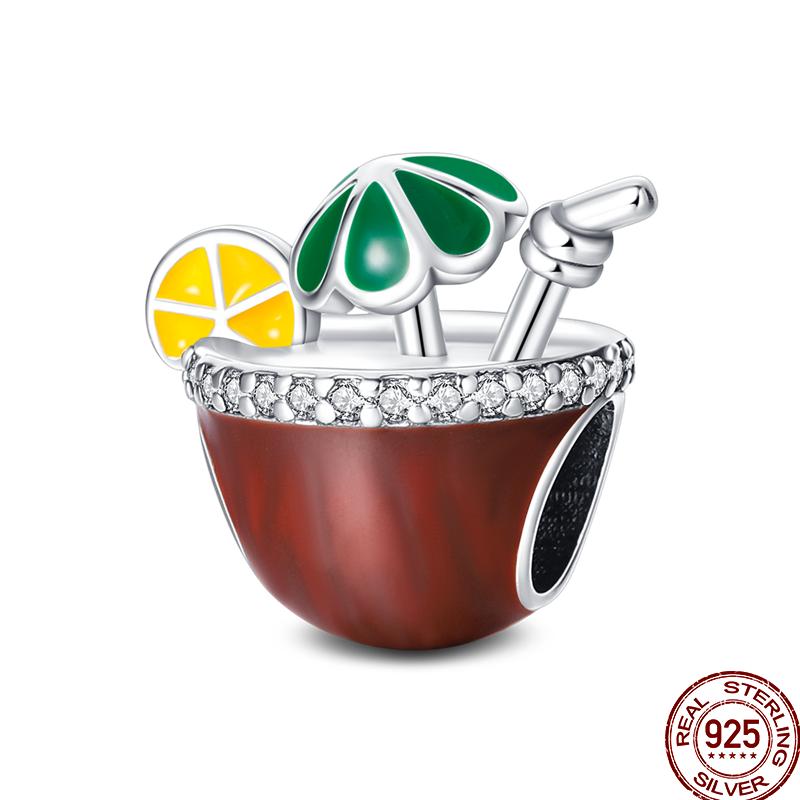 Copper Gourmet Sweets Ice Cream Soda Collection For Pan Original Bracelet Diy Jewelry Gift Birthday Anniversary