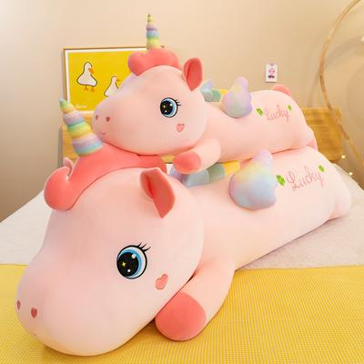 Cute Angel Unicorn Pillow Doll Plush Toy Rainbow Pegasus Doll Girl Gift