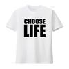 Scegli la Vita Wham Maglietta Top Unisex Donna Vintage Lavato Casual Elasticizzato Streetwear Unisex Traspirante Leggermente