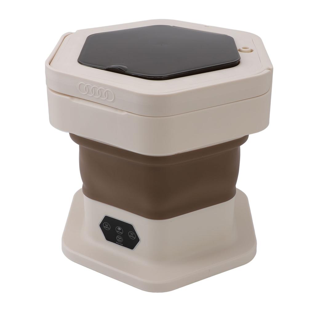 Portable Washing Machine 8L Foldable Miniature Washer Spin Dryer Laundry Washer for Underwear Baby