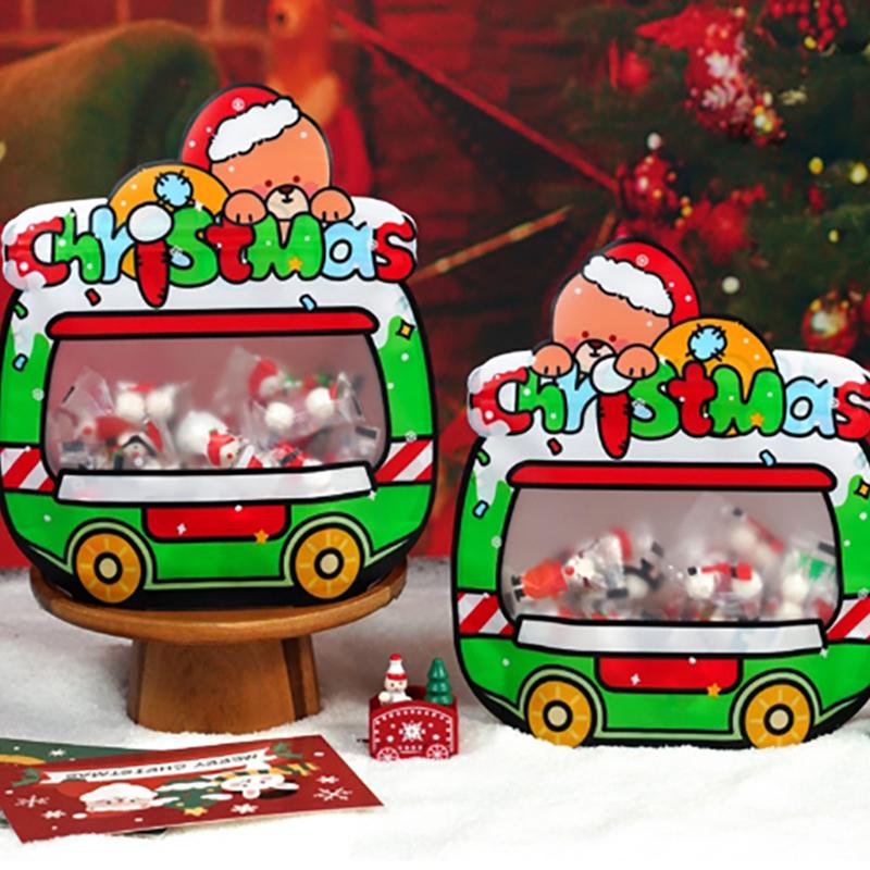 Christmas Gift Bags Santa Elk Snowflake Tote Bag Children'S Gift Bags Thickened Non-Woven Waterproof Bag Christmas Decoration