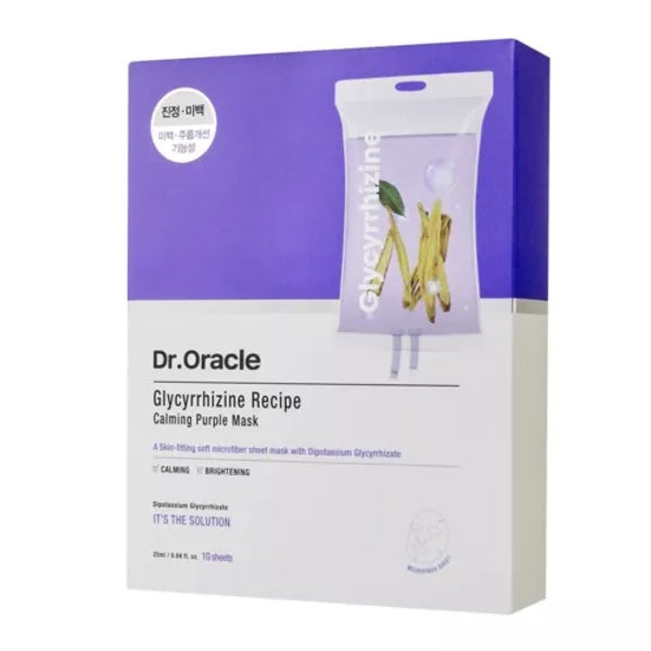 

Dr.Oracle Glycyrrhizine Recipe Calming Purple Mask - 1pack (10pcs)