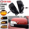 2pcs Dynamic Sequential Blinker Amber LED Side Mirror Turn Signal Light For Ford Ranger T6 2012-2019 Raptor & Wildtrak Everest