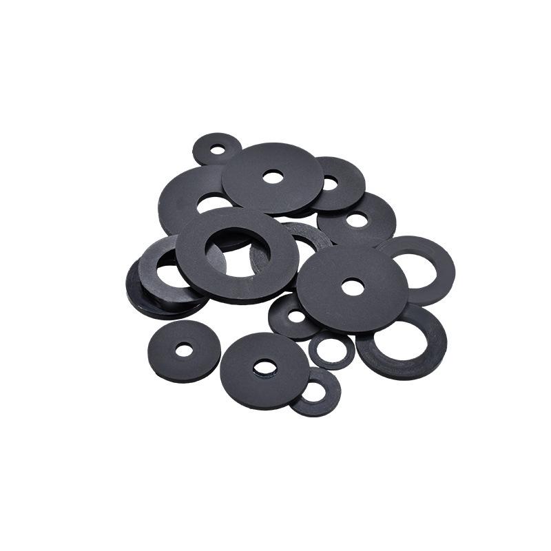 Yigu High-Temperature Insulated Black Nylon Flat Washer (M2, M3, M10, M16, M24)