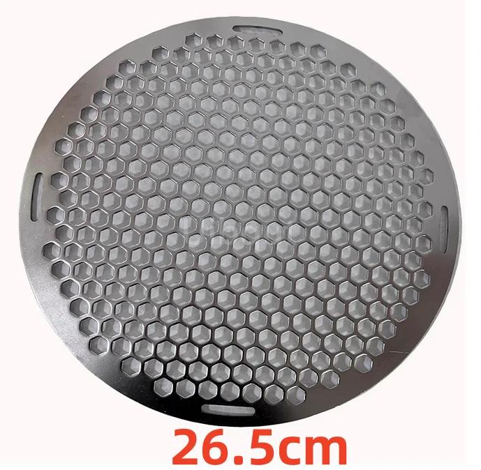 15 to 60cm smooth Barbecue Round hole Cooling Baking Rack 304 Stainless Steel Wire Oven Sheet Circular BBQ Net Baking Grill