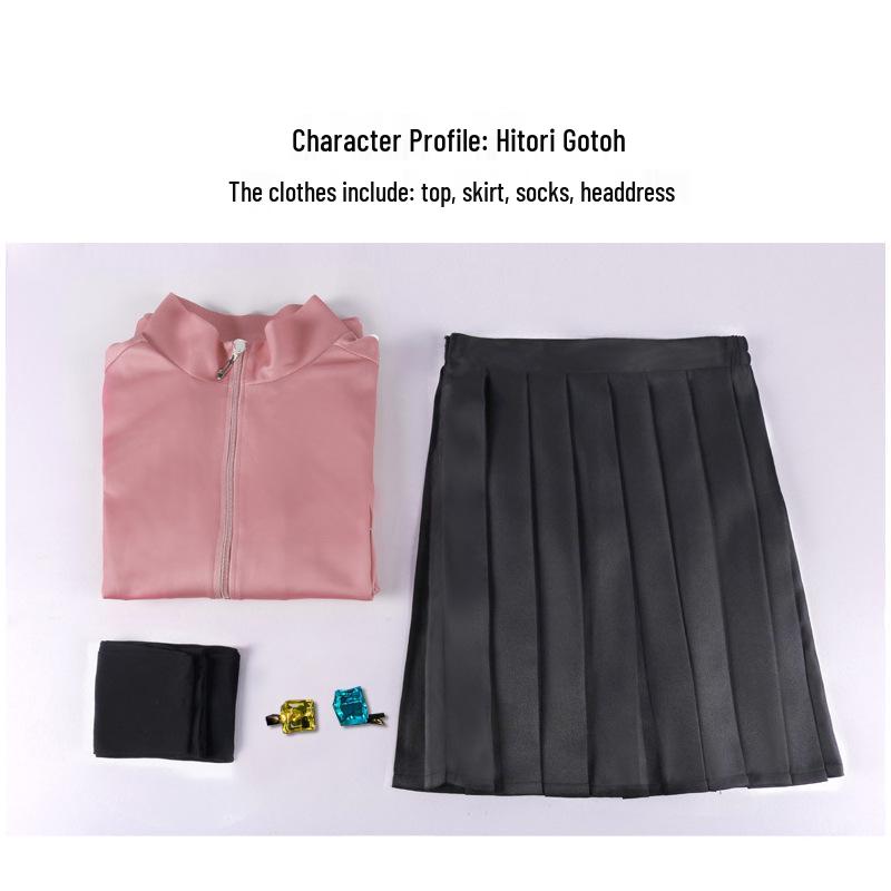 Bocchi the Rock! Cosplay Costume: Ichiji Hongxia & Yamada Ryo School Uniform