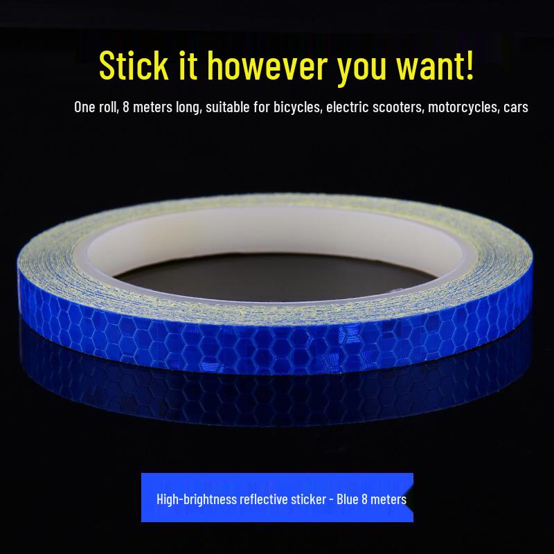 Reflective Luminous Stickers for Bikes and Motorcycles Wheels