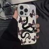 Butterfly and Snake iPhone16Pro Phone Case 15/14/13 Laser 12 Apple 11XsMax/Plus Tide x