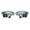 2Pcs Side Marker Lights For 03-06 Mitsubishi Evo / 02-03 Lancer