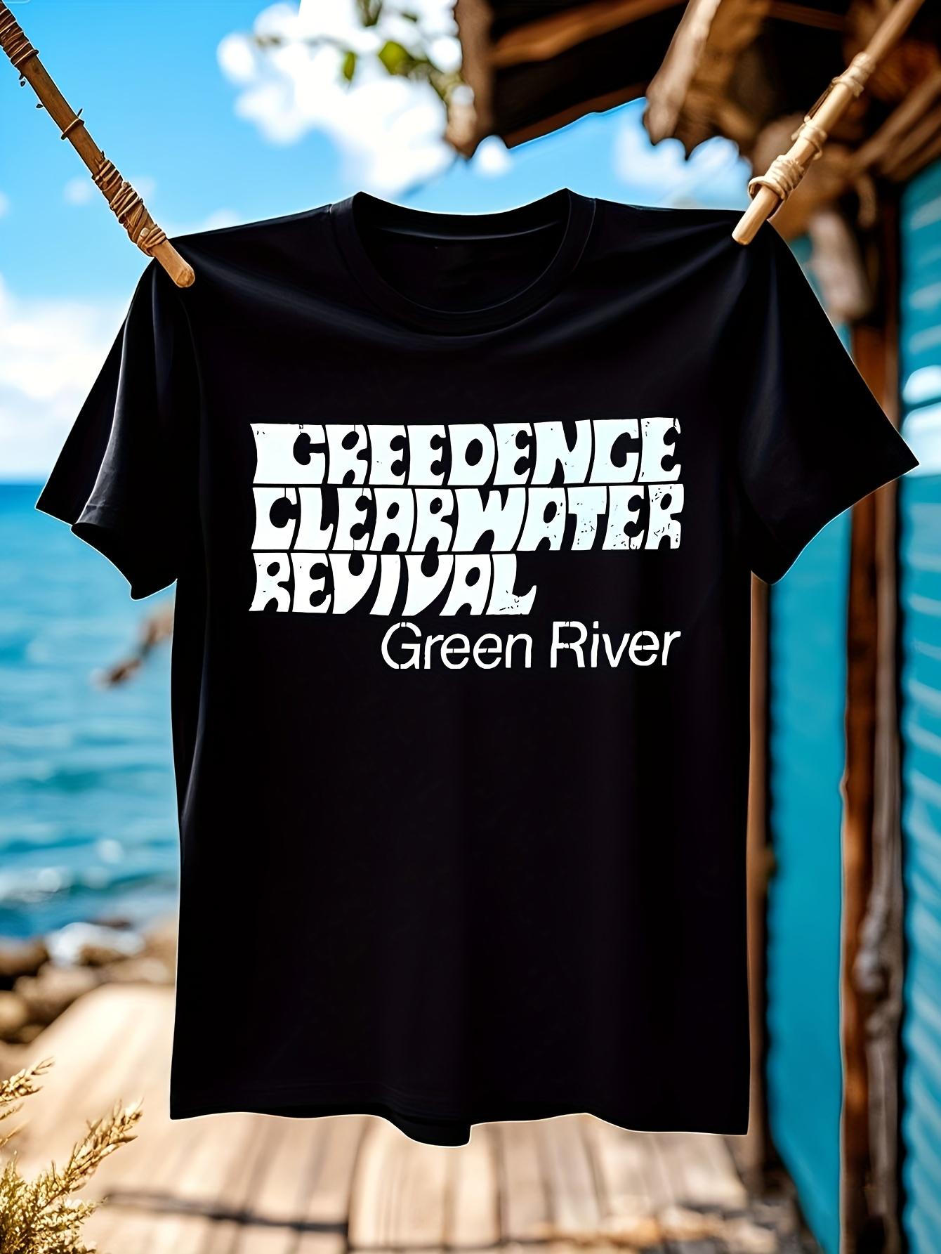 Creedence Clearwater Revival Green River Graphic Tshirt -... S