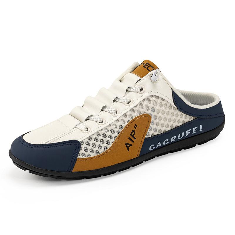 

Men s Casual Footwear With Half-slippers 39 кавовий