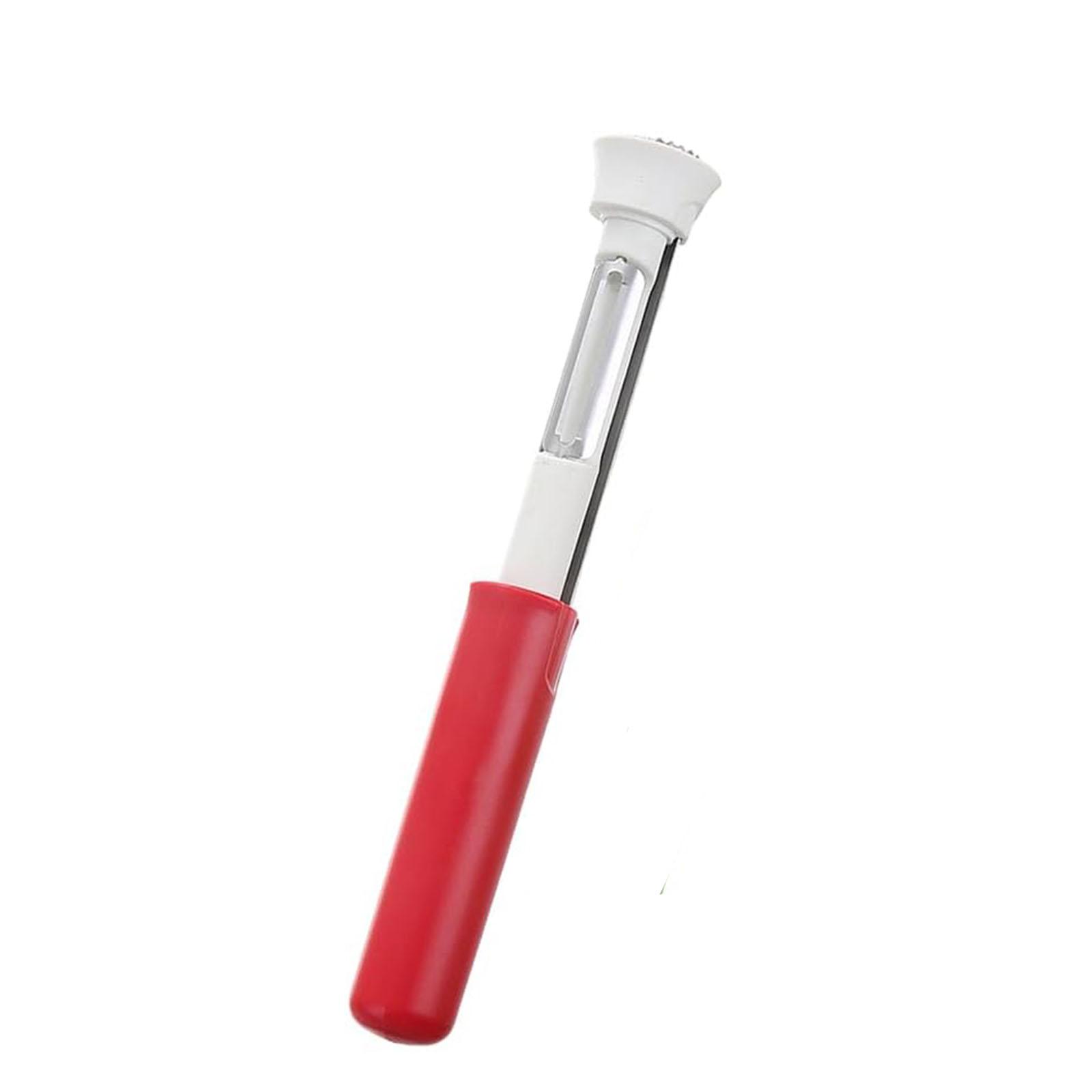 

2-in-1 Corerender And Peeler, New Stainless Steel Red Bell Pepper Corerender, Multifunctional Corerender, Household Kitchen Vegetable And Fruit Tool One Size червоний