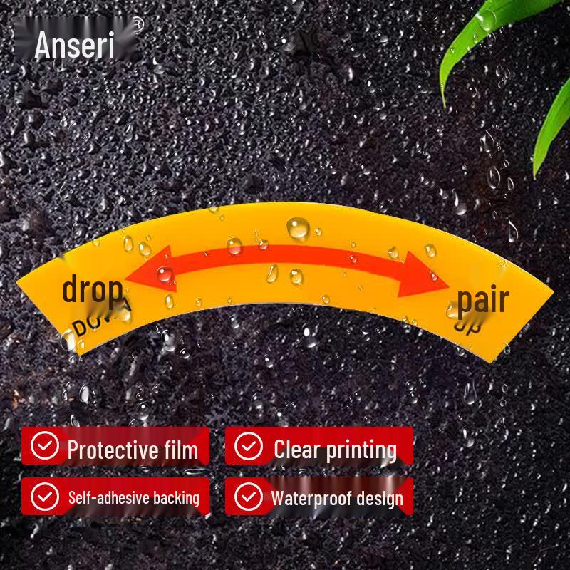 Ancairui Mechanical Equipment Safety Arrow Decal