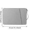 With Handle Portable Laptop Bags Lightweight Waterproof Laptop Case Dual Zipper Soft Material Notebook Sleeve Office Use