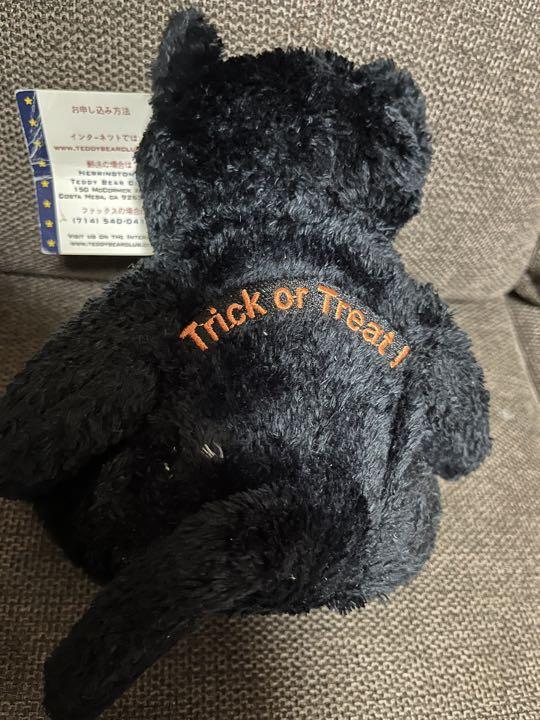 [USED] Hard Rock Cafe TOKYO Teddy Bear + Black Cat Plush Toy