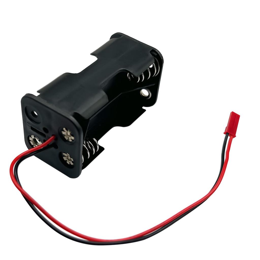 2 Sets of OnOff Power Switch Receiver & 4-Cell AA Container Case Holder Pack Box with JST Plug for HSP Redcat Axial Traxxas 18 110 116 RC Power Car