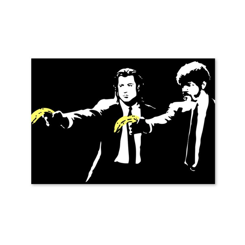 

Бэнкси граффити произведения искусства холст картина маленькая девочка в погоне за воздушным шаром плакат и принты современная поп-стрит настенная картина домашний декор 21x30cm No Framed