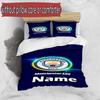 3pcs Duvet Cover Set (1*Duvet Cover + 2*Pillowcase, Without Core), Custom Name Manchester City FC Pattern Bedding Set, Home Bedroom Decor Gift