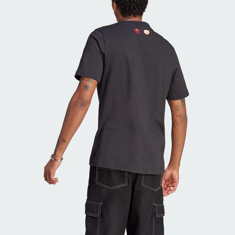 Adidas Originals OG Graphic T Shirts Men's Black Crew Neck Moderate Straight Fit IP5551