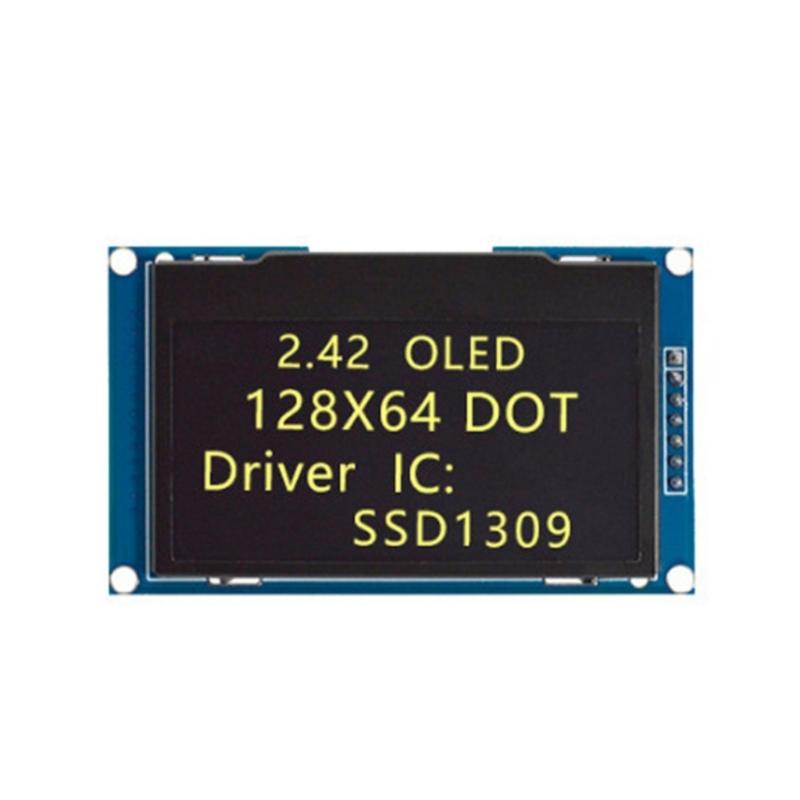 High Contrast Screen Module 2.42Inch With SSD1309 Driver Chip SPI/IIC Compatibility Low Power Consumption