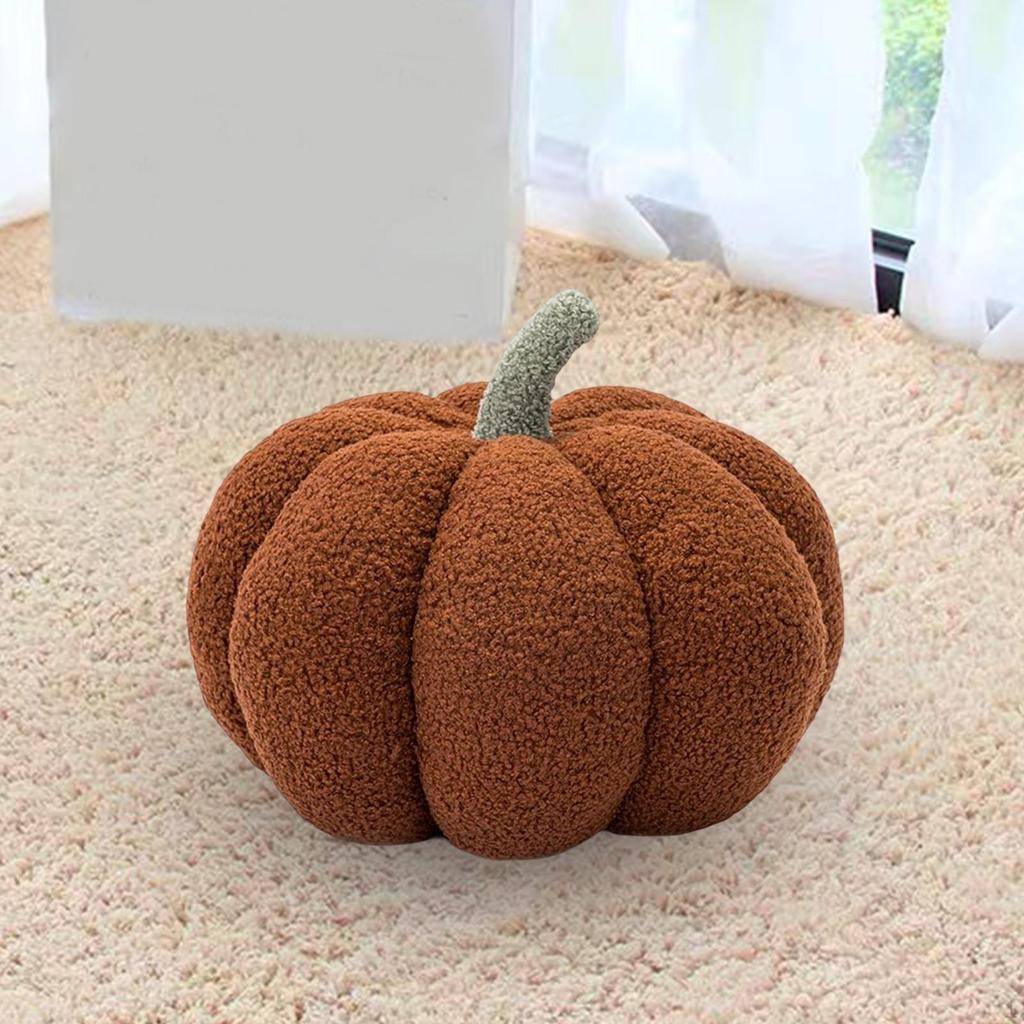 Halloween Pumpkin Throw Pillow, Comfortable Stuffed Decorative Cushion, Durable Plush for Office