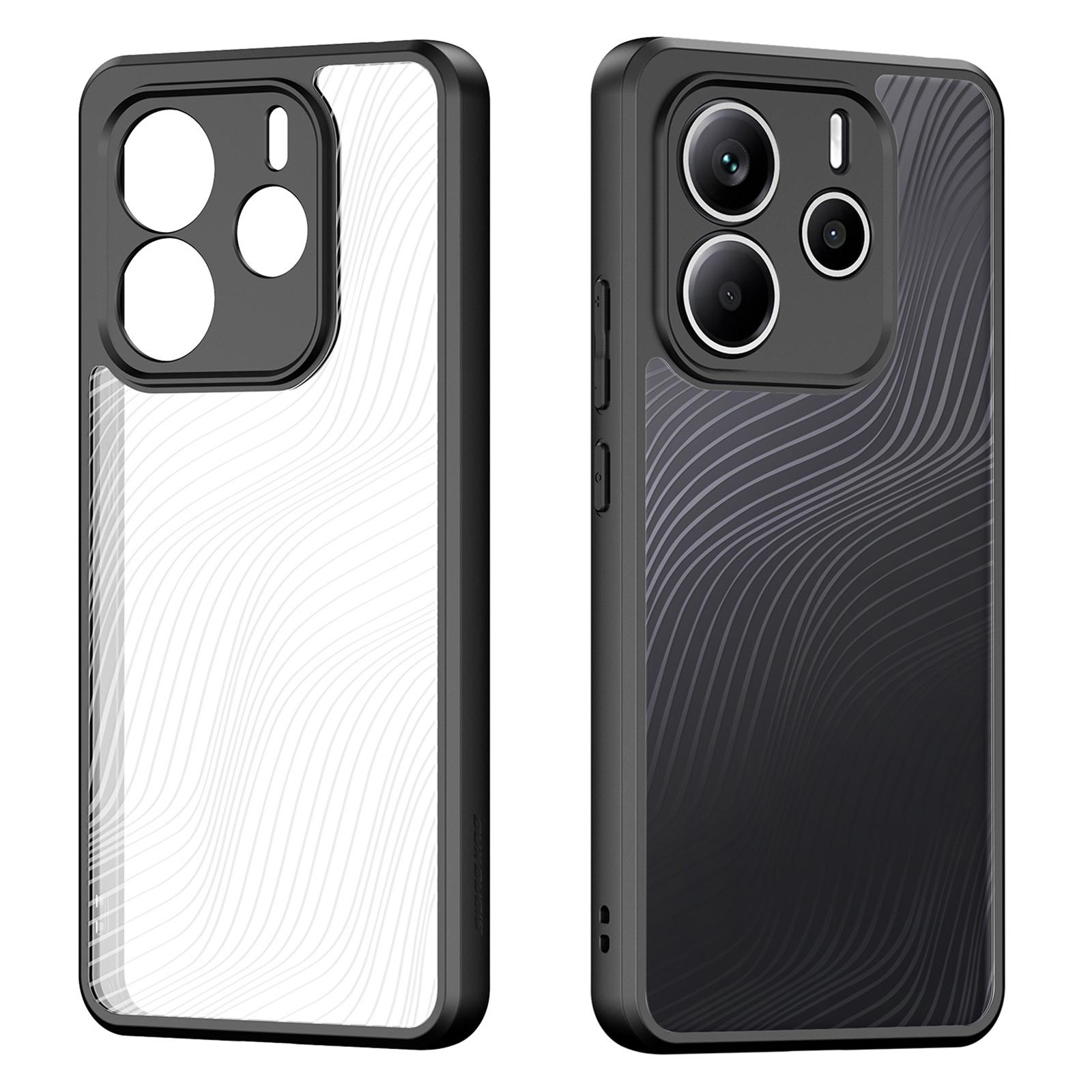 

For Xiaomi Redmi Note 14 5G Case DUX DUCIS Aimo Series TPU+PC Matte Drop-proof Phone Cover (REACH Certification) Black