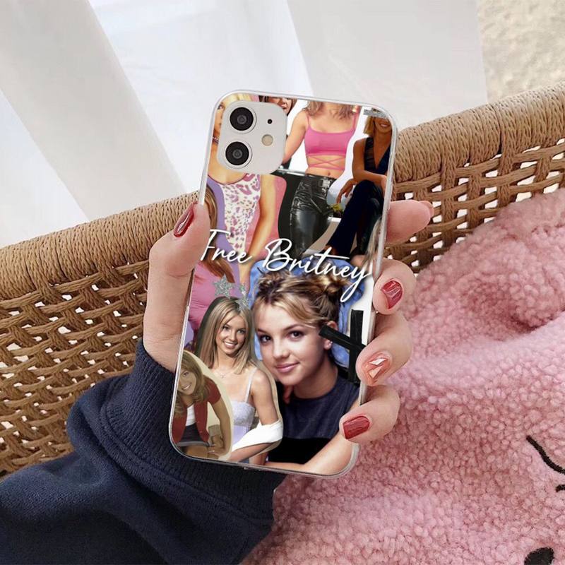 Britney Spears Phone Case for iphone 13 8 7 6S Plus X 5S SE 2020 XR 11 12 mini pro XS MAX