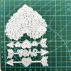 Dragoste Dumnezeu Săgeată Artă Model Metal Oțel Moare de tăiere Șabloane Scrapbooking Artizanat Die 3D DIY Festival Creare de cărți