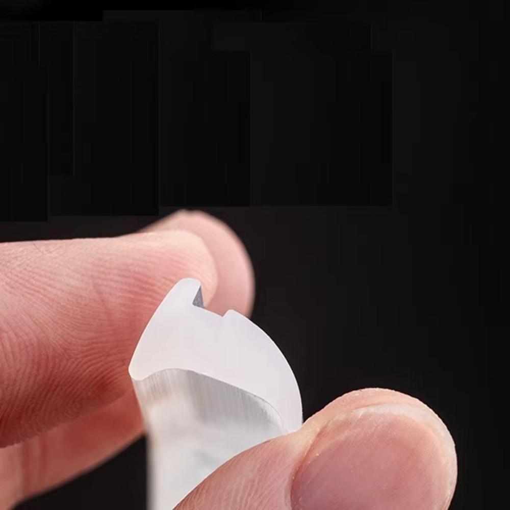 10 metrů/sada Silikonová hliníková těsnící lišta pro okna Odolná proti chladu Typ s drážkou Těsnící přítlačná lišta pro dveře a okna