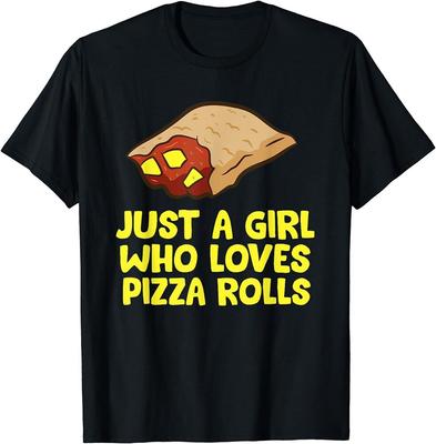 Pizza Roll Nur Mädchen, das Pizza Rolls liebt Unisex T-Shirt