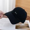Simple letter embroidery autumn and winter polished cotton baseball cap women's street versatile travel shading show face small cap