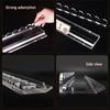 Clear Acrylic Mahjong Rack with Detachable Magnetic Pusher American Mah Jongg Tile Holder Push Ruler Mahjong Accessories
