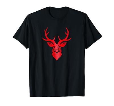 Deer Chalet Antlers Retro Stag Antlers Vintage Souvenir T-Shirt