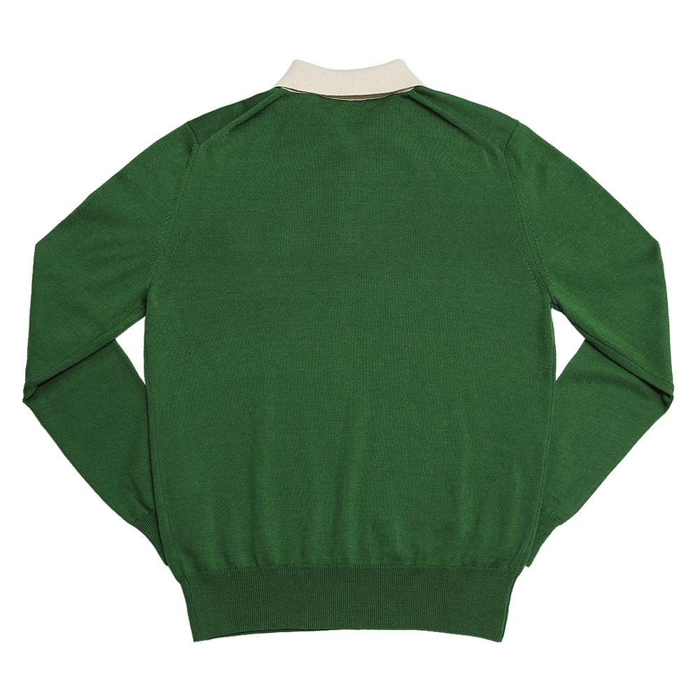 Solti Combination Polo Knit (Green)