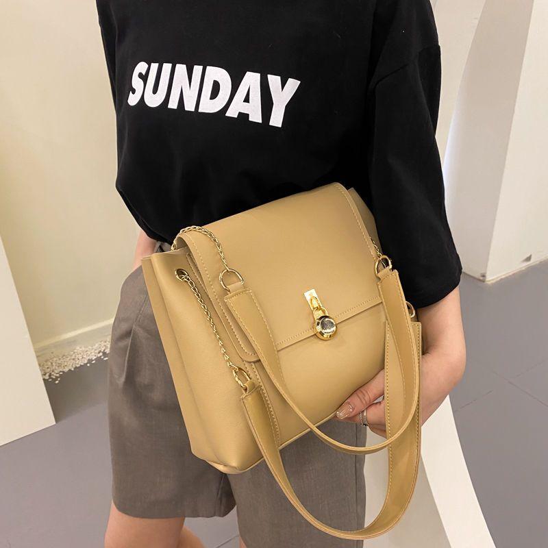 Borsa da donna Design di nicchia Monocolore Borsa a spalla Versatile Senso di superiorità Grande capacità Borsa a tracolla