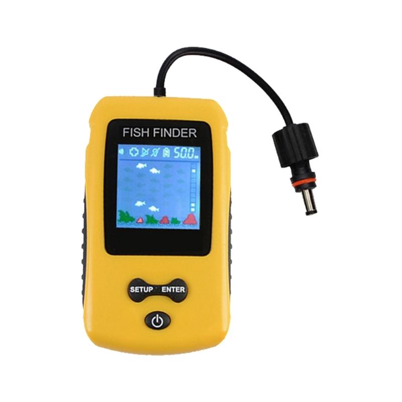 Portable Fish Finders with Depth Readout Fish Alarm Convenient Fish Detectors Lake Sea Fishing Bites Alarm Easy to Use 1
