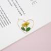 Womens Earrings Pendant 2023 Blingbay Retro Trend Transparent Resin Natural Dried Flower Earrings Fashion Jewelry Accessories Modern Jewelry Gifts