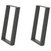 Vidxl Nogi Do Stołu Jadalnianego, 2 Szt., Antracyt, 50X(72-73)Cm, Stal